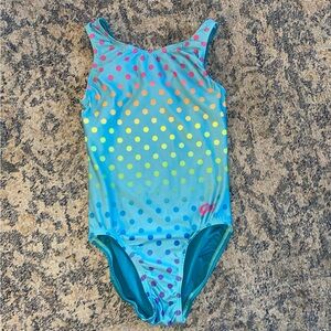 GK Blue and Multicolor Polka Dot Kids Costume